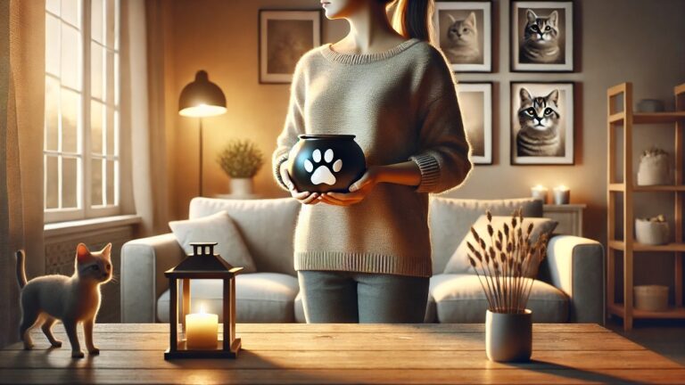 urną z prochem kota